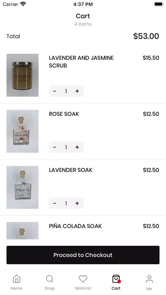 Tangkapan skrin Nolo Skincare