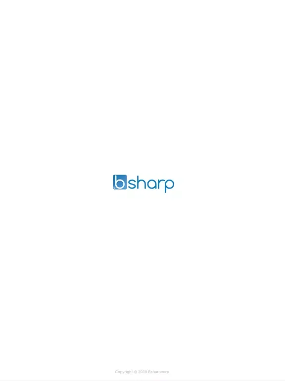 Tangkapan layar Bsharp Corp iPad 