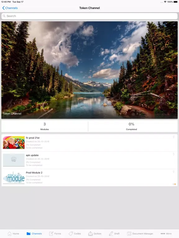Tangkapan layar Bsharp Corp iPad 