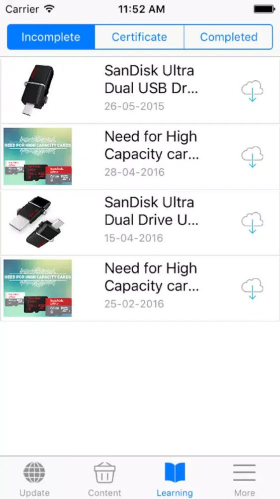 mLearning - For Western Digital Screenshots
