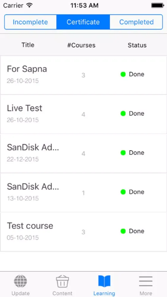 mLearning - For Western Digital Screenshots