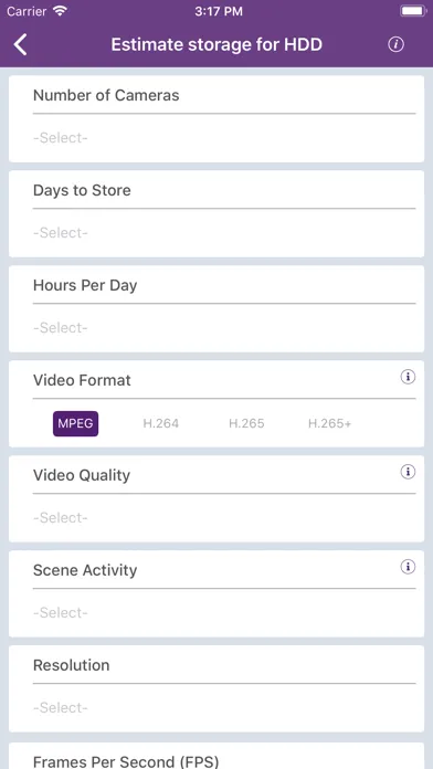 صور WD Purple Storage Calculator