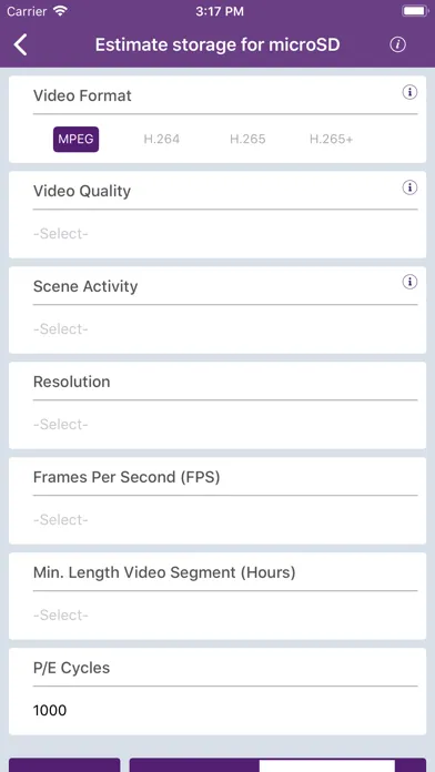 صور WD Purple Storage Calculator