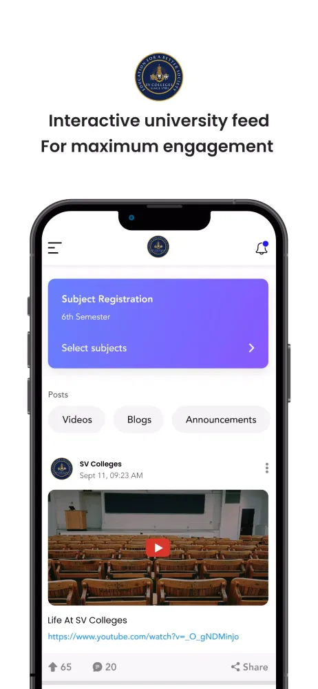 SVCE Student Screenshots