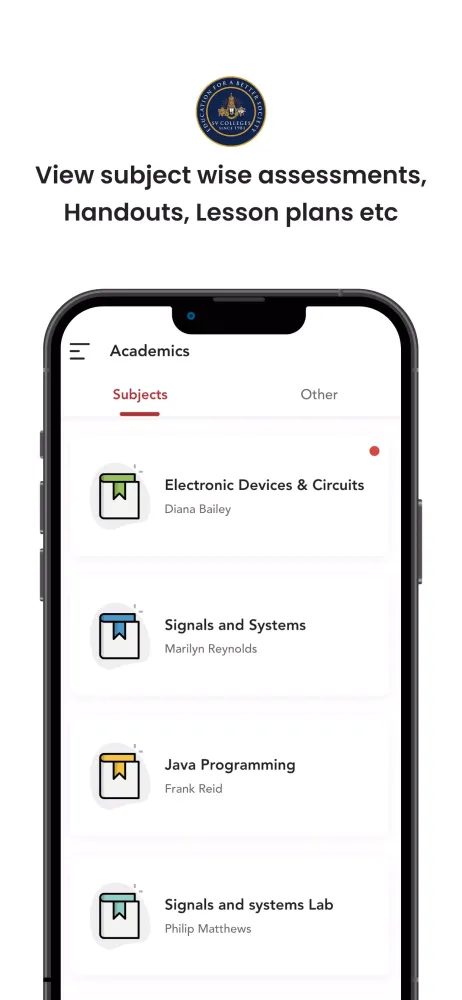 SVCE Student Screenshots