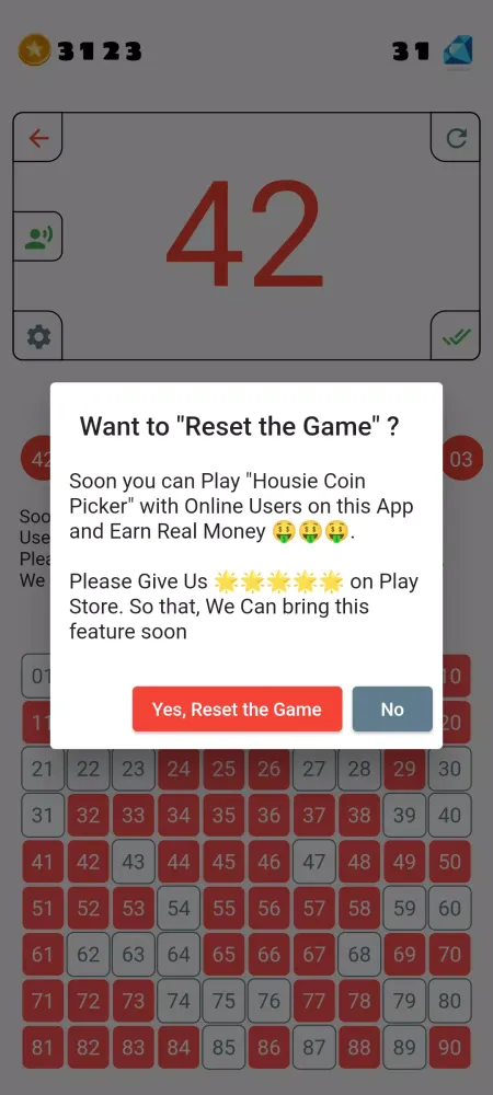 Tambola Housie Coin Picker Screenshots