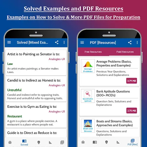Capturas de pantalla de Aptitude & Reasoning Exam Prep