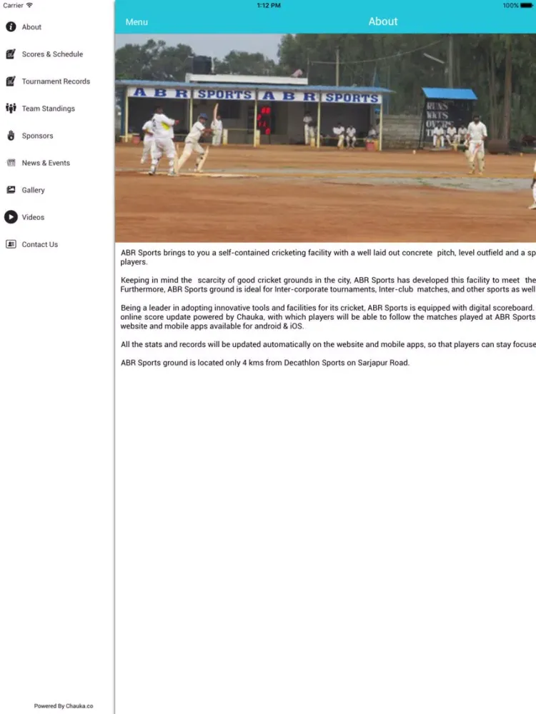 ABR Sports iPad 应用截图