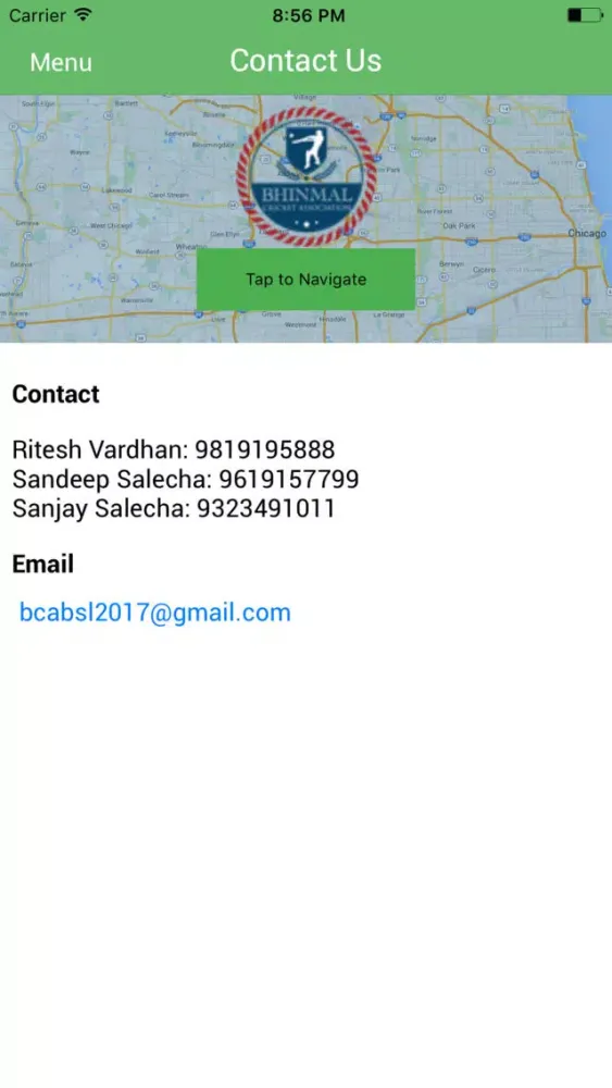 Bhinmal Cricket Association स्क्रीनशॉट