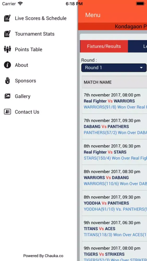 Kondagaon Pro Cricket League应用截图