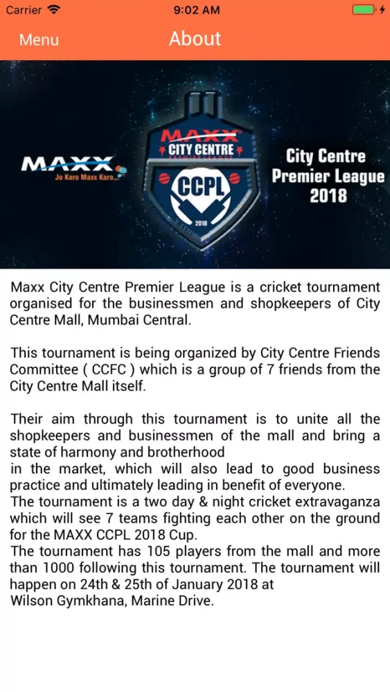 MAXX City Center PremierLeague スクリーンショット
