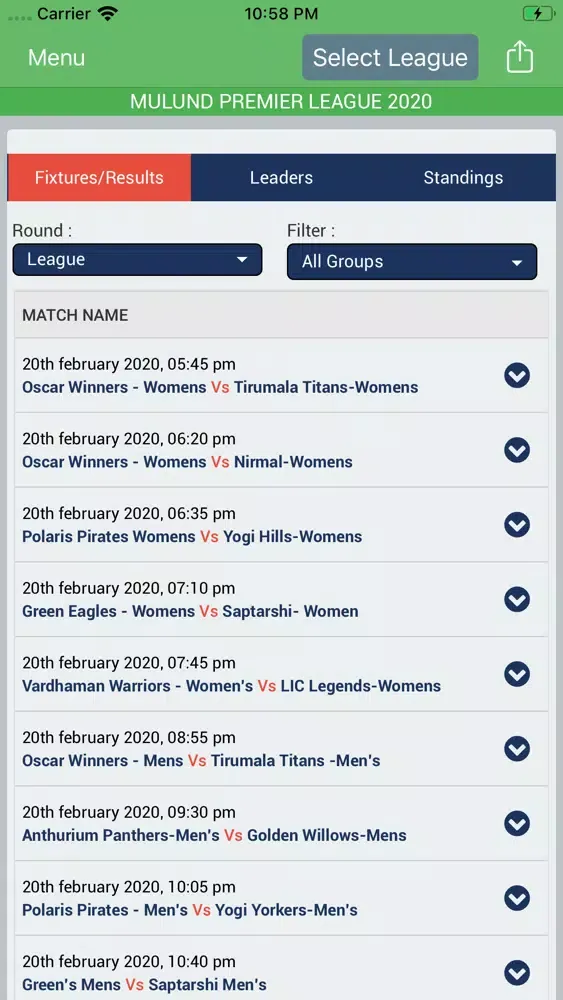 Mulund Premier League - MPL應用截圖