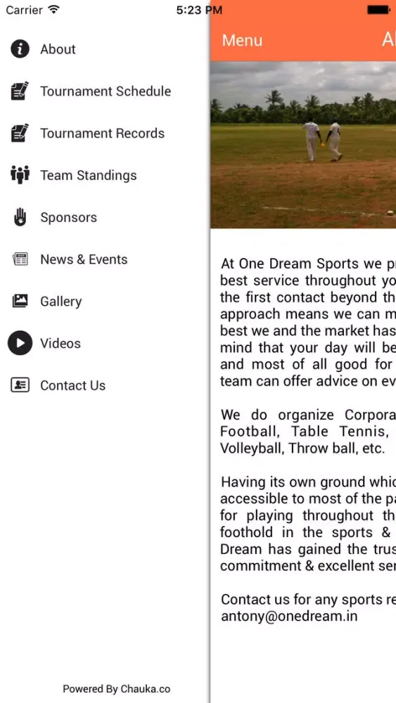 One Dream Sports স্ক্রিনশট