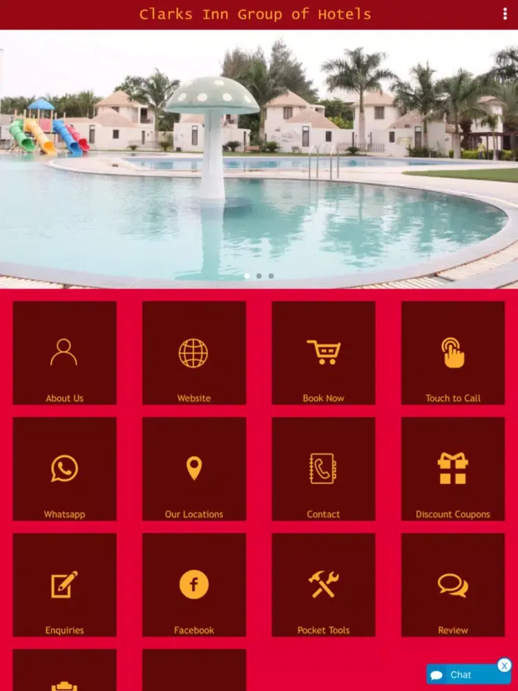 Capturas de tela do Clarks Inn Group of Hotels iPad 