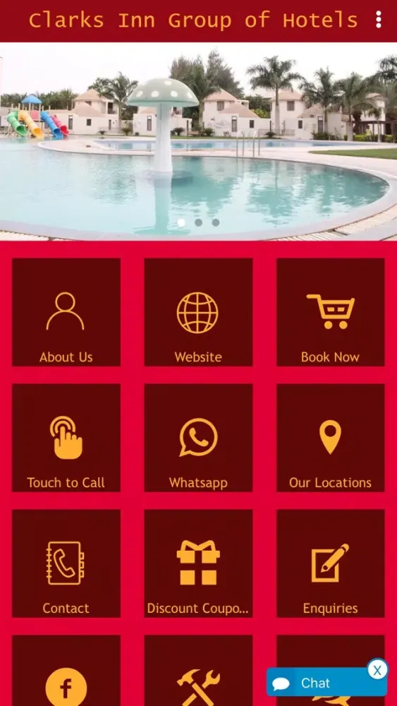 Capturas de tela do Clarks Inn Group of Hotels