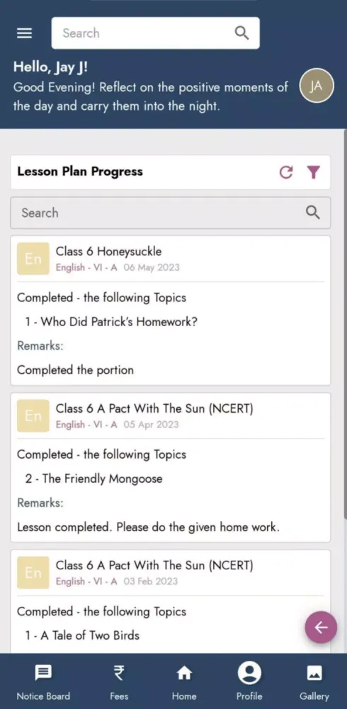 Capturas de pantalla de St Dominic's School