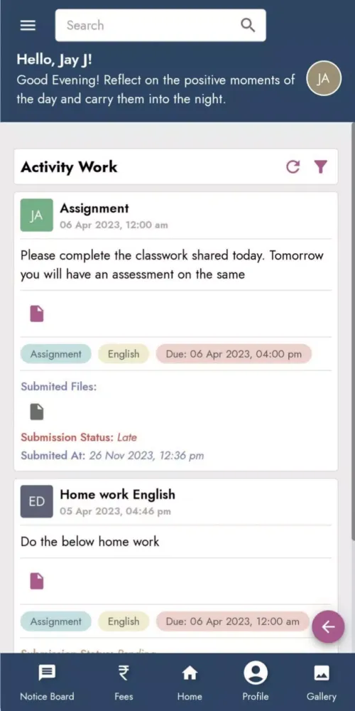 Capturas de pantalla de St Dominic's School