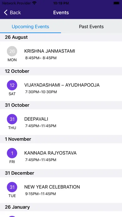 Zrzuty ekranu Vijayanagara Club