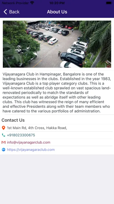 Zrzuty ekranu Vijayanagara Club