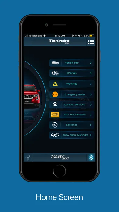 Capturas de tela do BLUE SENSE APP -NEW AGE XUV500