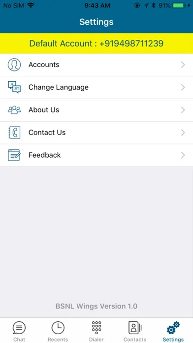 BSNL Wings سکرین شاٹس
