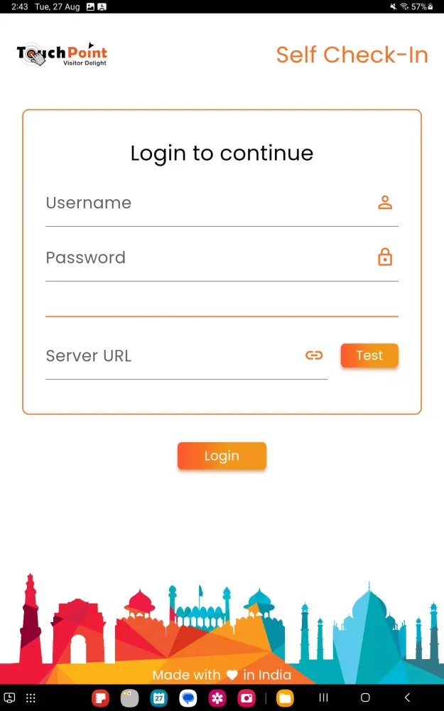 TouchPoint Self Check-In Ekran Görüntüleri