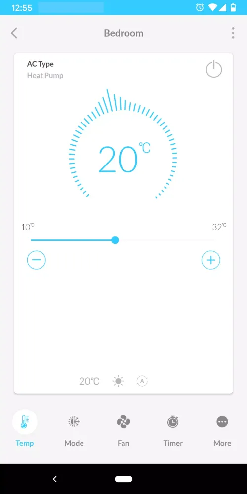 Captures d'écran de Daikin Smart AC