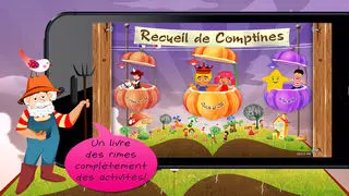 Capturas de tela do Recueil de Comptines