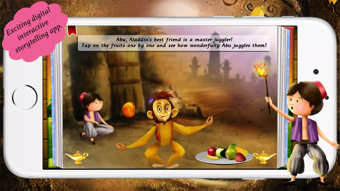Aladdin and the Magical Lamp by Story Time for Kids Screenshots