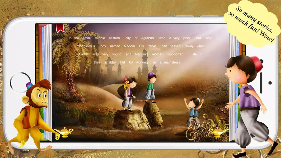 Aladdin and the Magical Lamp by Story Time for Kids Screenshots