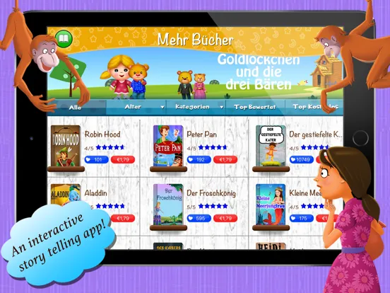 Story Time Interactive reading iPad  스크린샷