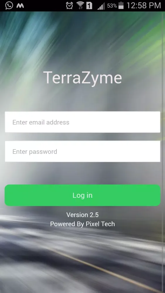 Tangkapan layar Terrazyme