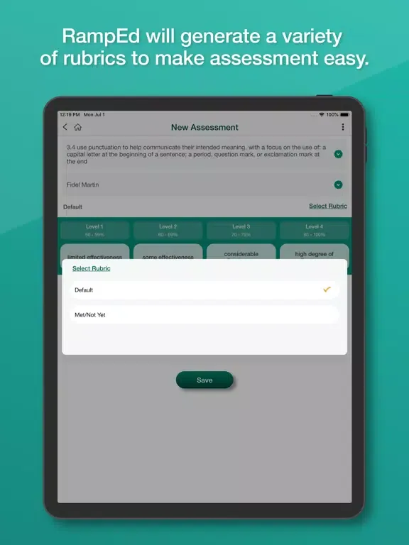 RampEd iPad  স্ক্রিনশট