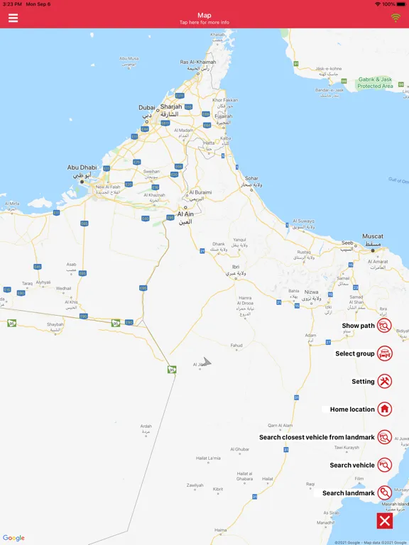 Tracer-Oman iPad  스크린샷