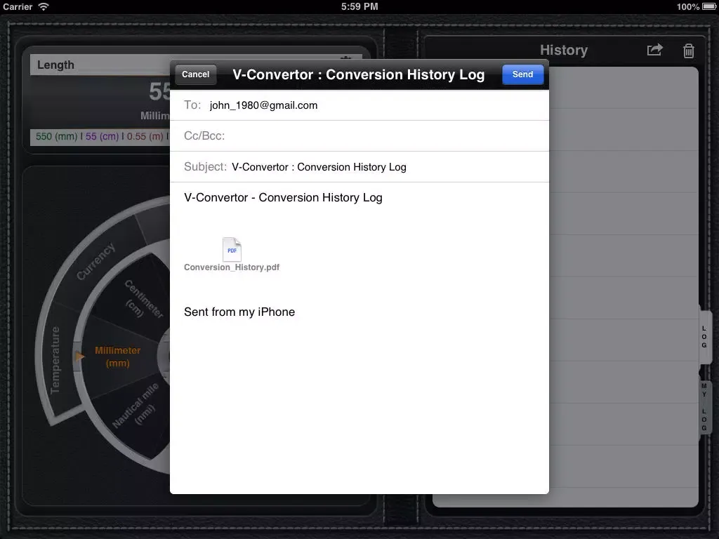 V-Converter iPad 應用截圖
