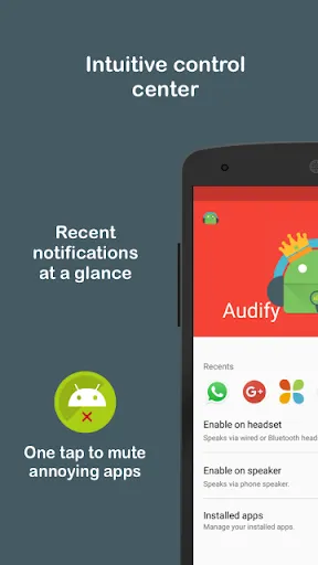 Скриншоты Audify - Notification Reader