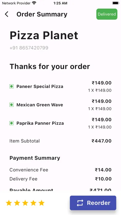 Tangkapan layar Cravee: Ordering Made Easy