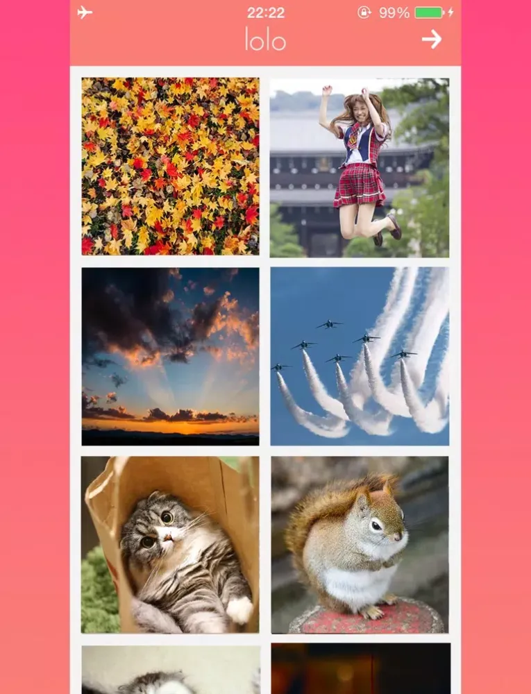 Capturas de pantalla de lolo:create and share your animated GIF powered by GIFMAGAZINE iPad 