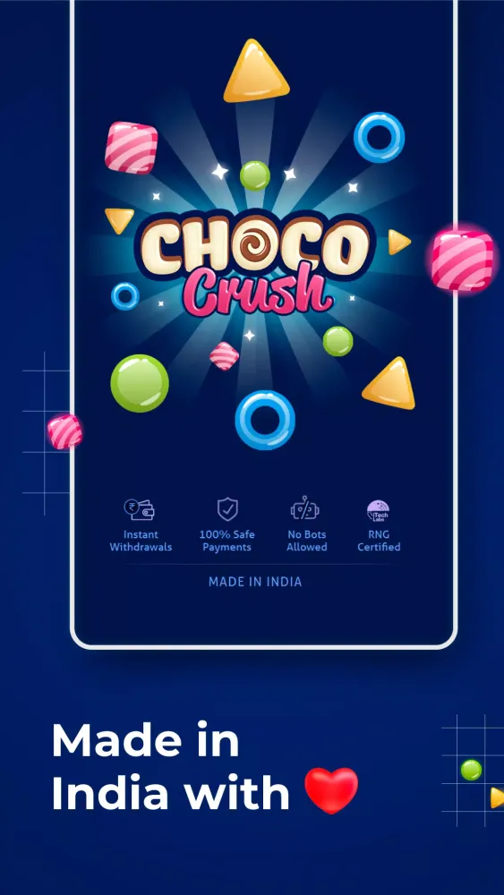 Capturas de tela do Choco Crush