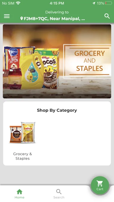 Deepak Durga - Online Grocery Screenshots