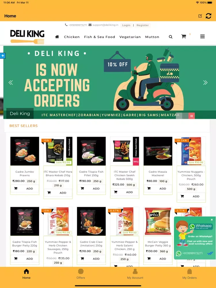 Deli King Online Store iPad 應用截圖