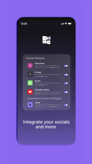 DotMe Bio: Link in Bio Creator Screenshots