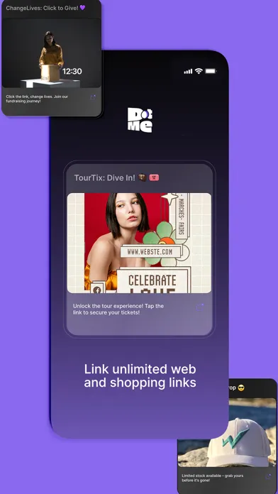 DotMe Bio: Link in Bio Creator Screenshots