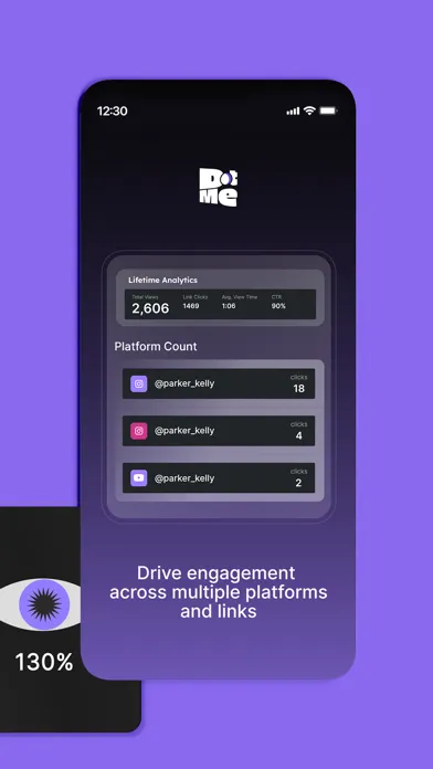 DotMe Bio: Link in Bio Creator Screenshots