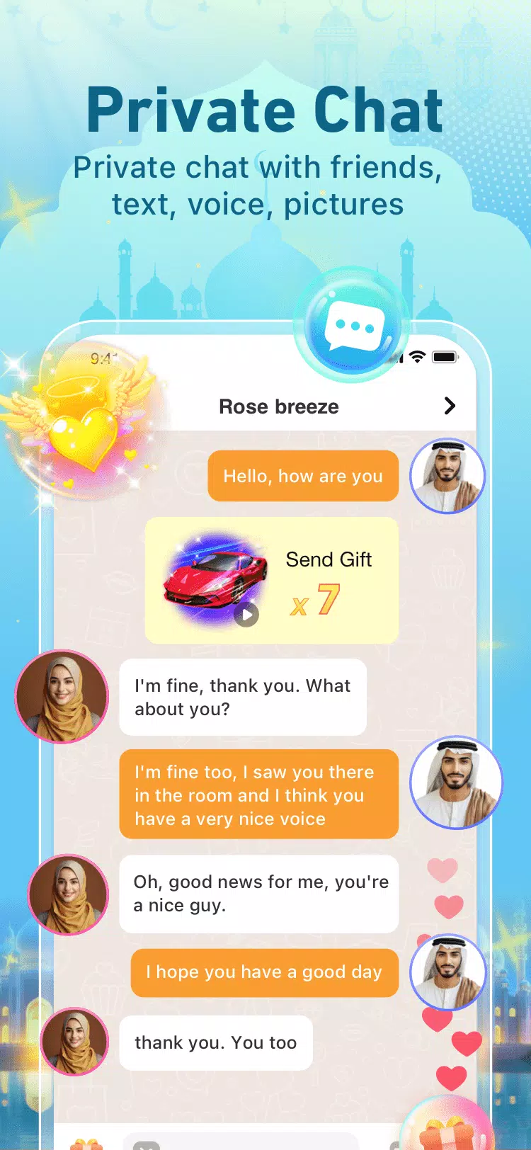 YouStar–Group Voice Chat Room Screenshots