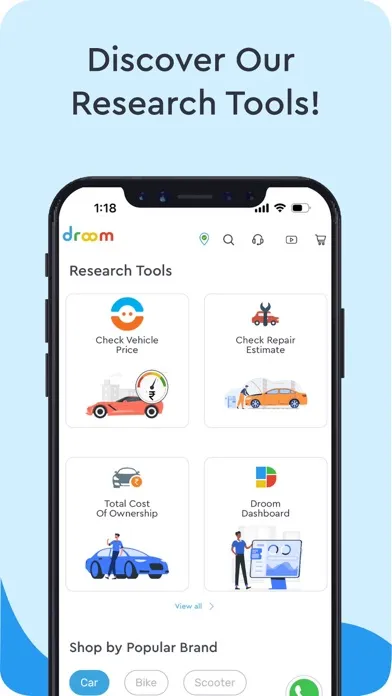 Droom: Buy Used Cars & Bikes Screenshots
