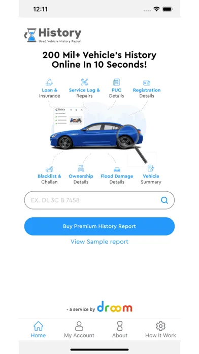 History:Check Vehicle History Screenshots