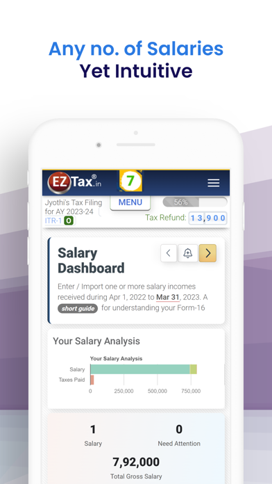 Income Tax Filing App | EZTax Ekran Görüntüleri