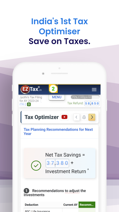 Income Tax Filing App | EZTax Ekran Görüntüleri