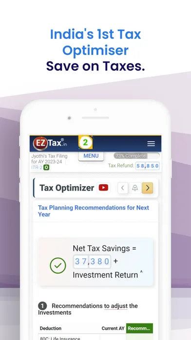 Income Tax Filing App | EZTax スクリーンショット